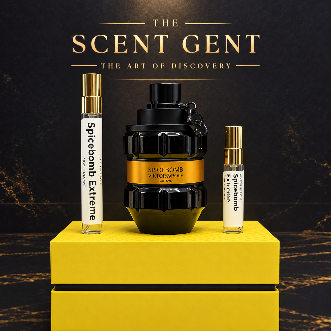 Viktor & Rolf Spicebomb Extreme with 5 mL and 10 mL decants